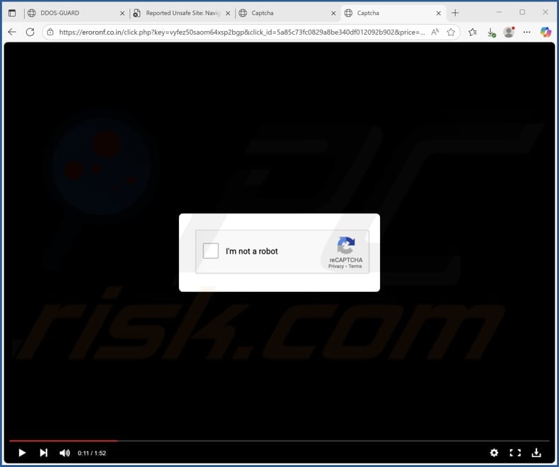 eroronf.co[.]in ads