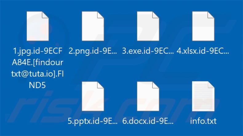 FIND ransomware encrypted files (.FIND5 extension)