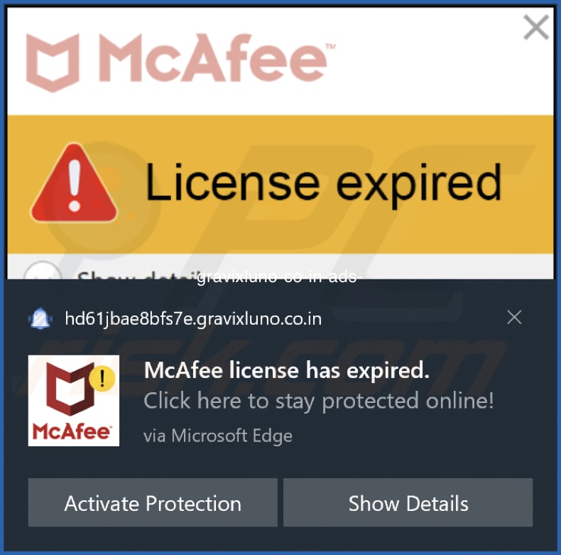 gravixluno.co[.]in notification