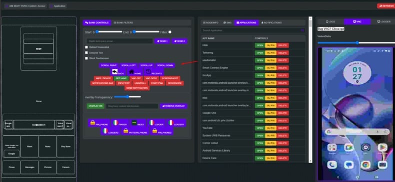 Herodotus Malware admin panel (source threatfabric.com)
