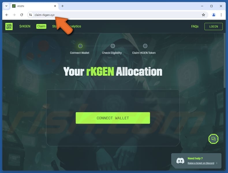 KGeN Allocation scam