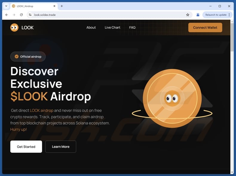 $LOOK Airdrop scam