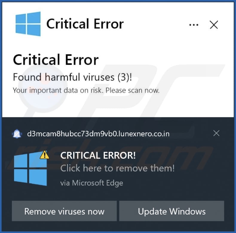 lunexnero.co[.]in notification