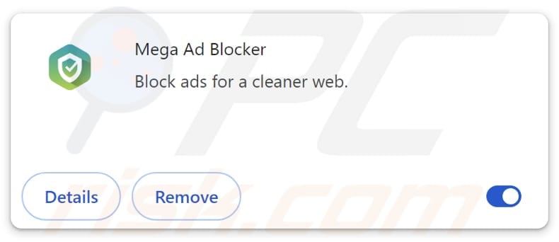 Mega Ad Blocker adware