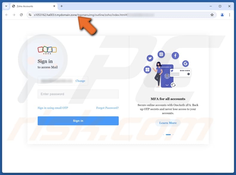 Meta Ads Critical Copyright Violations Email Scam phishing page