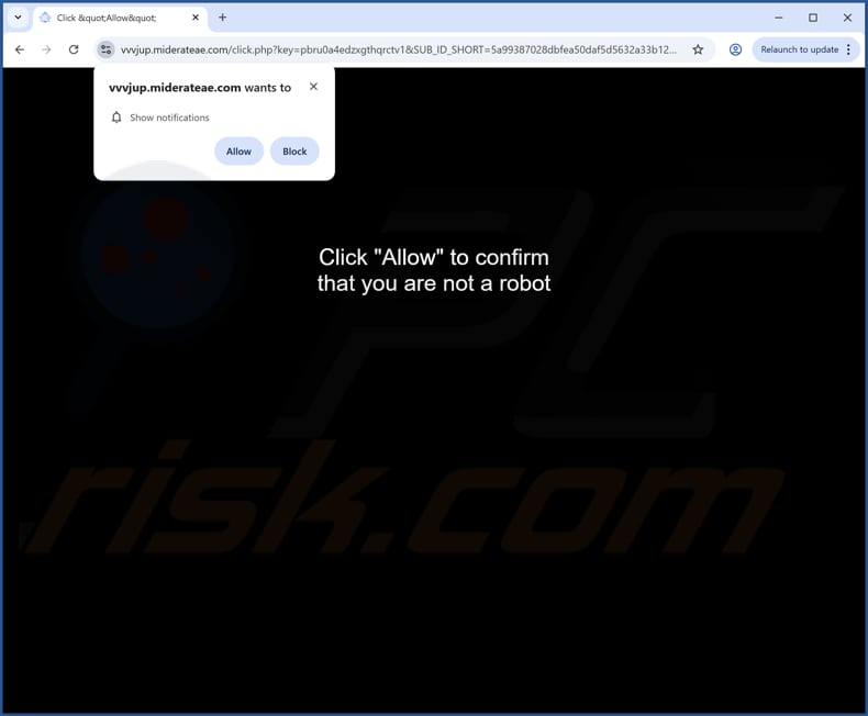 miderateae[.]com ads