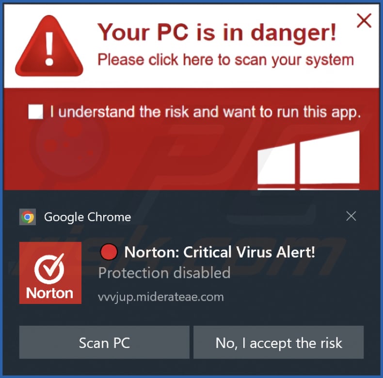 miderateae[.]com notification