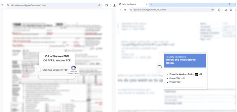 MonsterV2 malware ClickFix technique used for delivery (source: proofpoint.com)