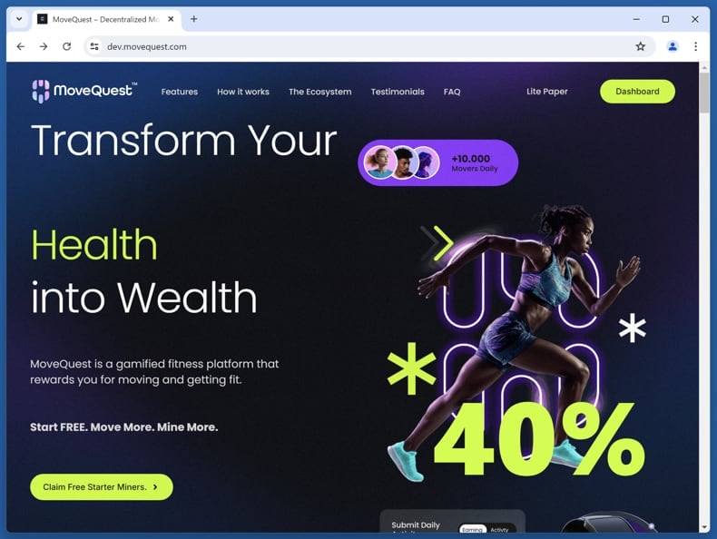 MoveQuest Boost Allocation scam real website (movequest.com)