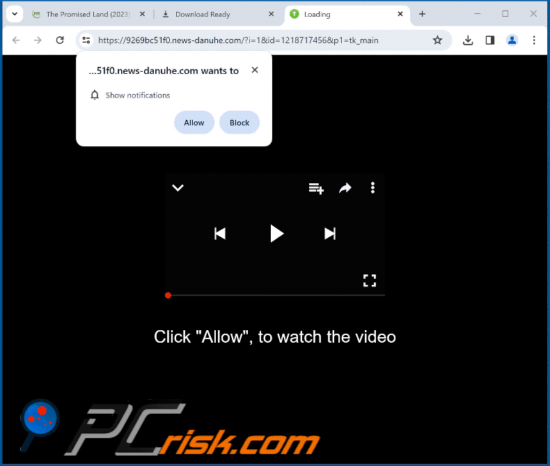 news-danuhe[.]com website appearance (GIF)