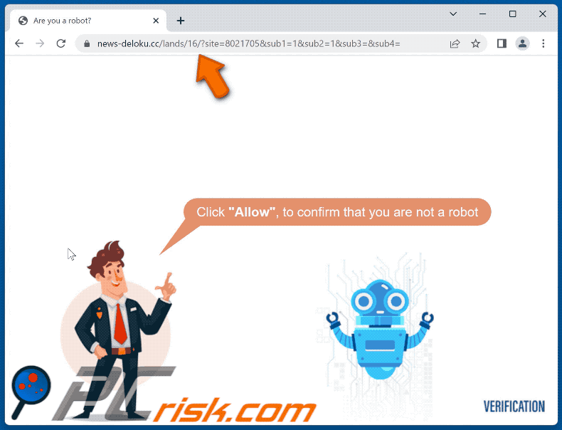 news-deloku[.]cc website appearance (GIF)