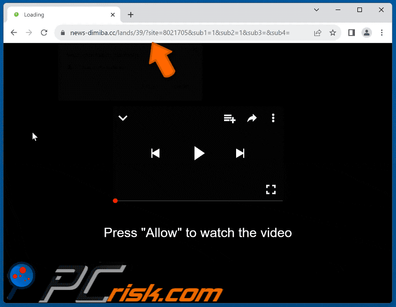 news-dimiba[.]cc website appearance (GIF)
