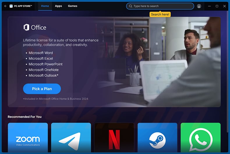 PC App Store Unwanted Application appearance (2025-10-24)