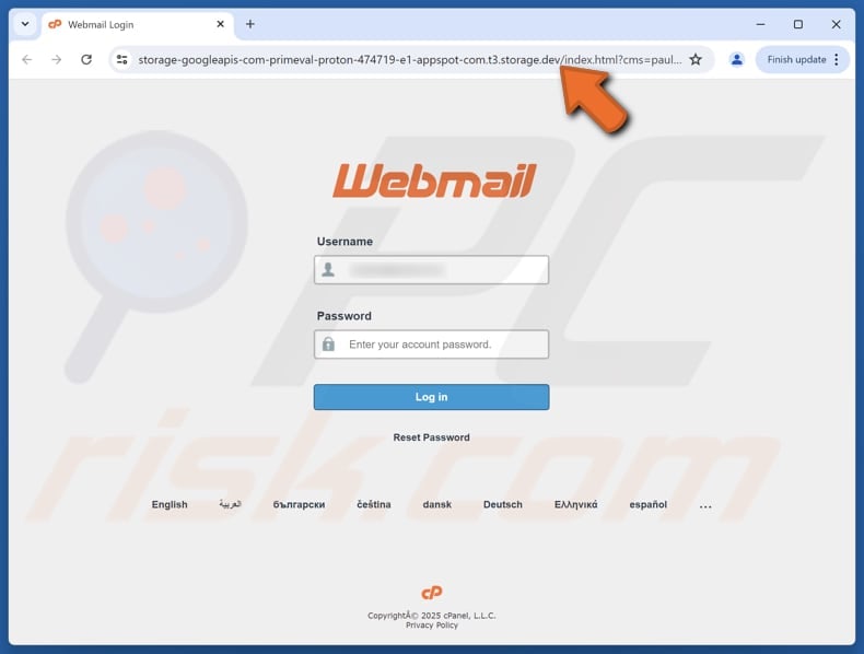 Routine Cleanup Of Unused Accounts Email Scam fake website