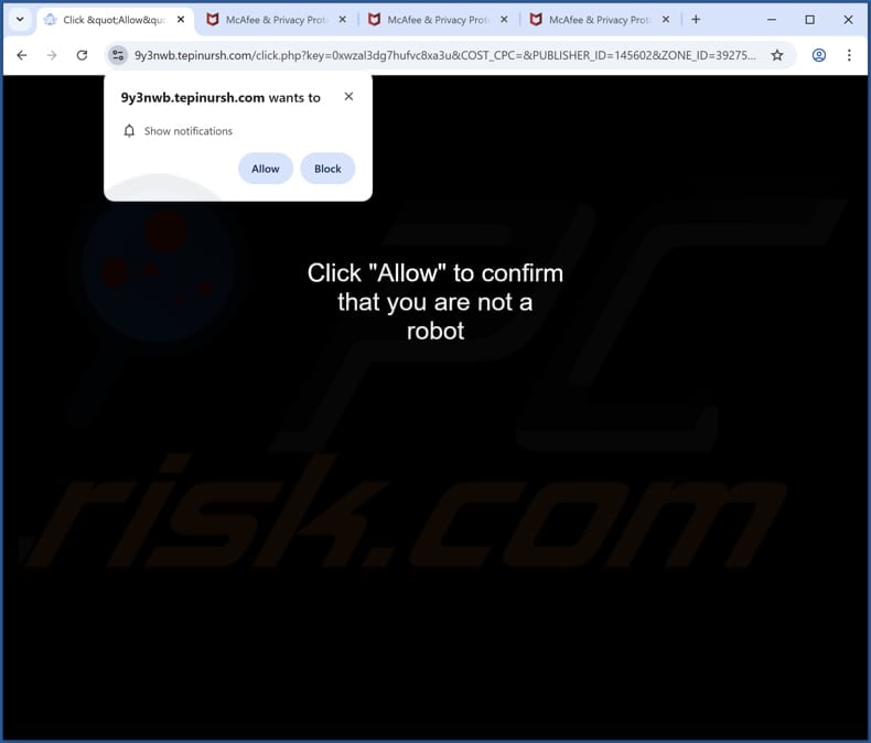 tepinursh[.]com ads