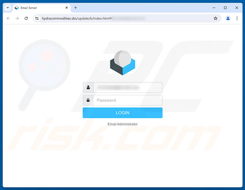 Phishing site promoted via Urgent Security Alert email scam (2025-10-09)