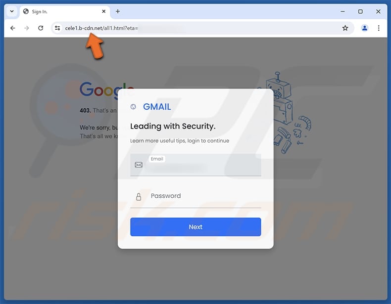 Version Of Your Mailbox Will Be Discontinued Email Scam phishing site
