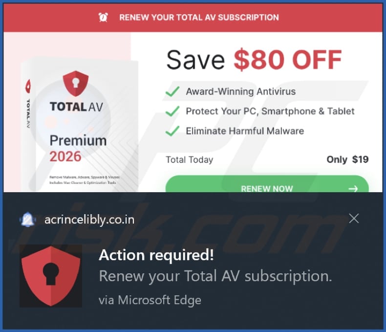 acrincelibly.co[.]in notification
