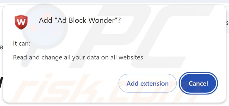 Ad Block Wonder adware permissions
