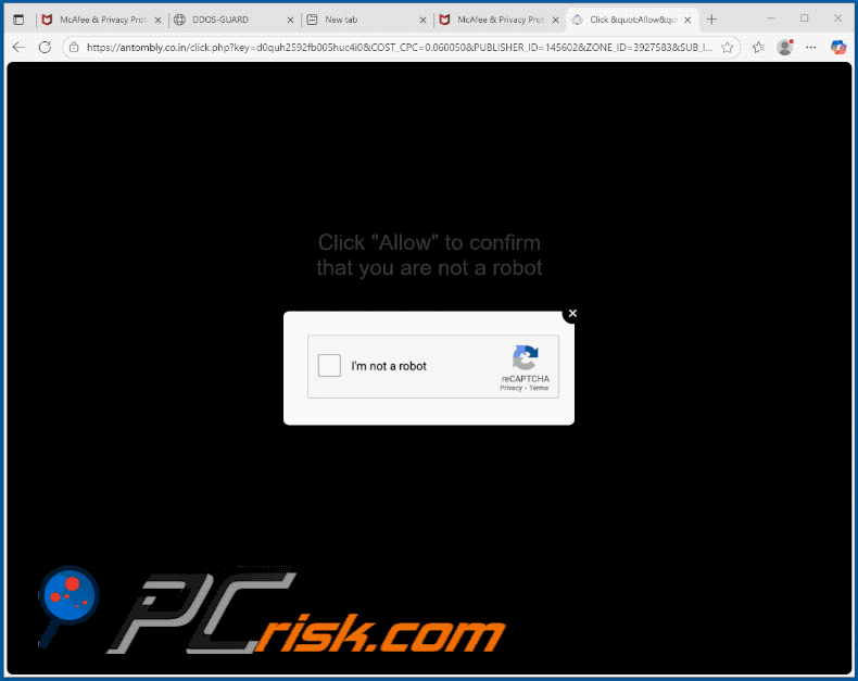 antombly.co[.]in website appearance (GIF)