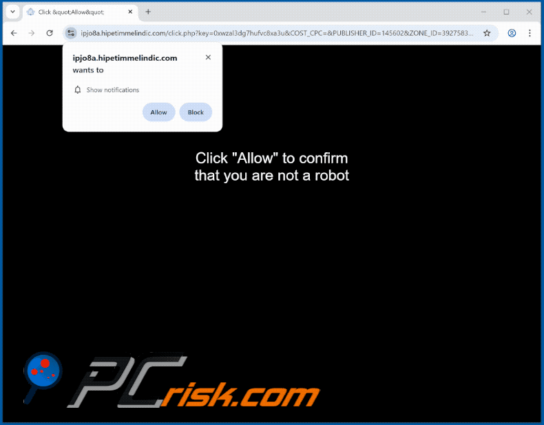 asionteali[.]com website appearance (GIF)