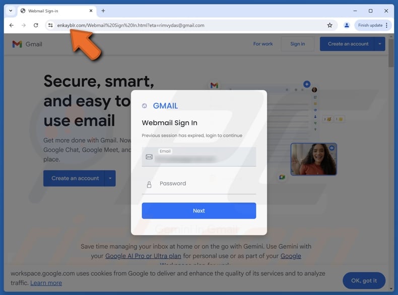 Authorization Required - Message Delivery Issue Notification scam email promoted phishing site