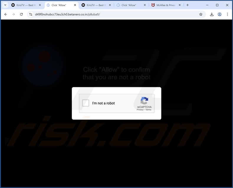 betanero.co[.]in ads
