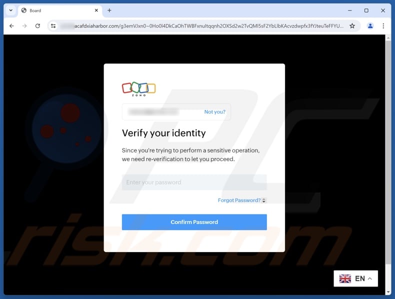 Document Ready For Review scam email promoted phishing site