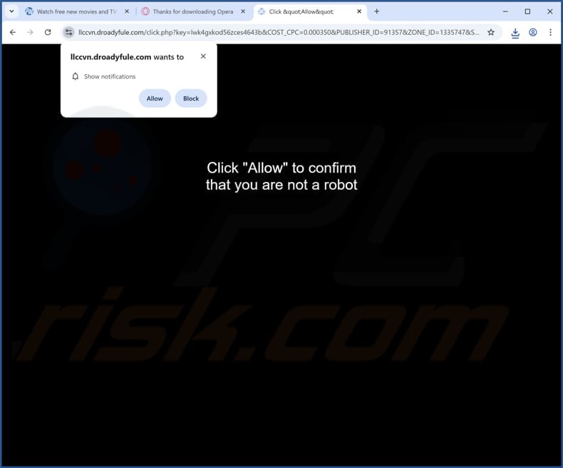 droadyfule[.]com ads