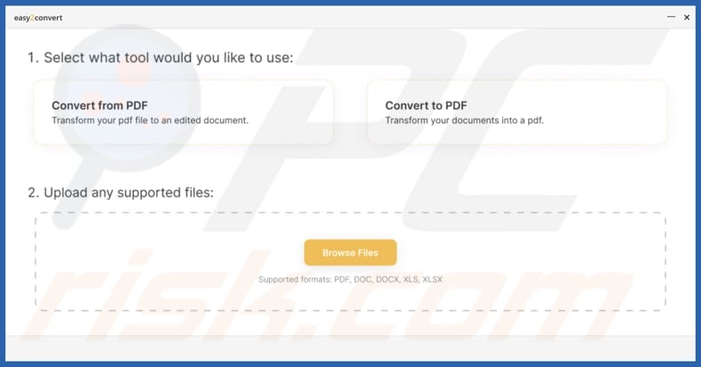 Easy2Convert unwanted application