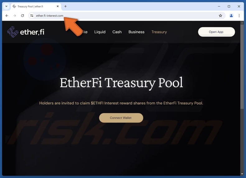 Ether.fi Treasury Pool scam