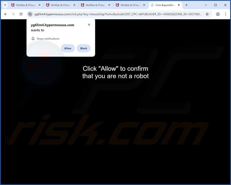 hypermousus[.]com ads