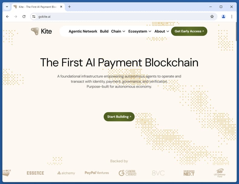 Kite Airdrop Scam scam real website (gokite.ai)