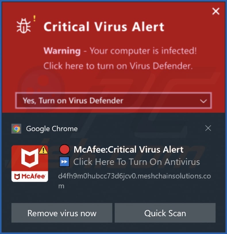 meshchainsolutions[.]com notification