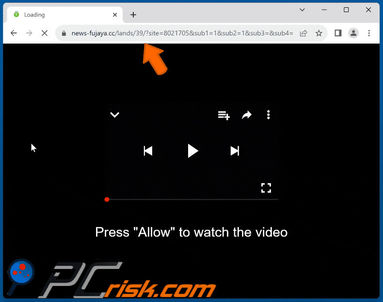 news-fujaya[.]cc website appearance (GIF)