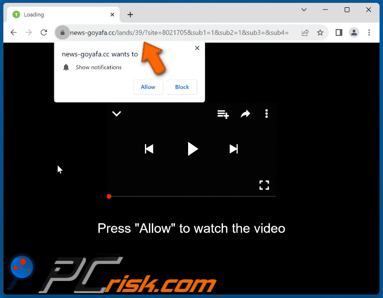 news-goyafa[.]cc website appearance (GIF)