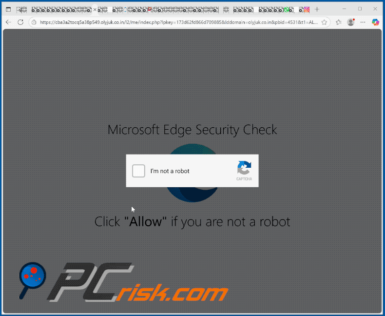 olyjuk.co[.]in website appearance (GIF)