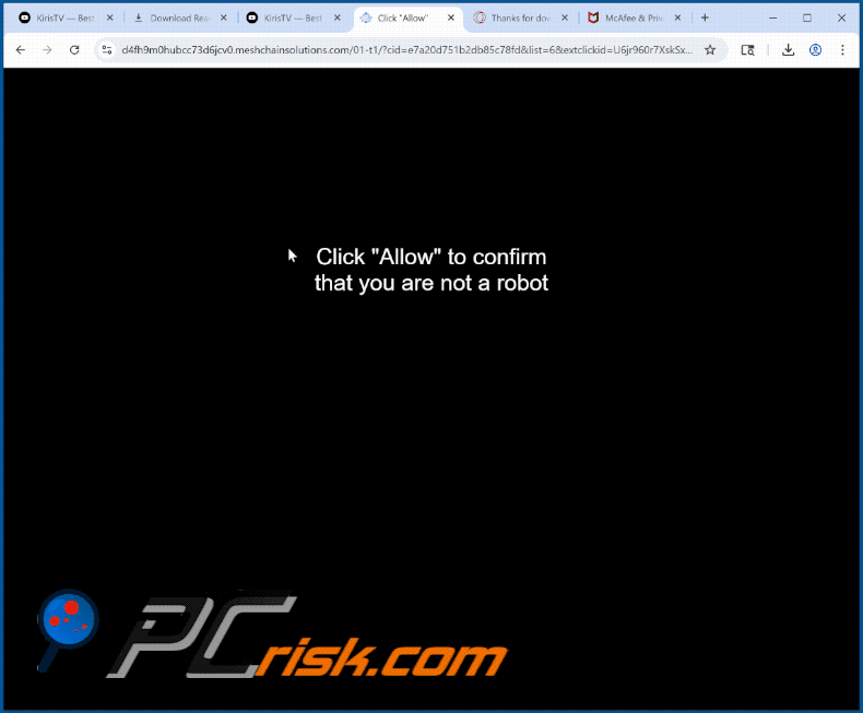 proadrast[.]com website appearance (GIF)