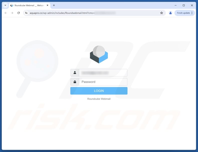 Renew Your Email Account scam email promoted phishing site