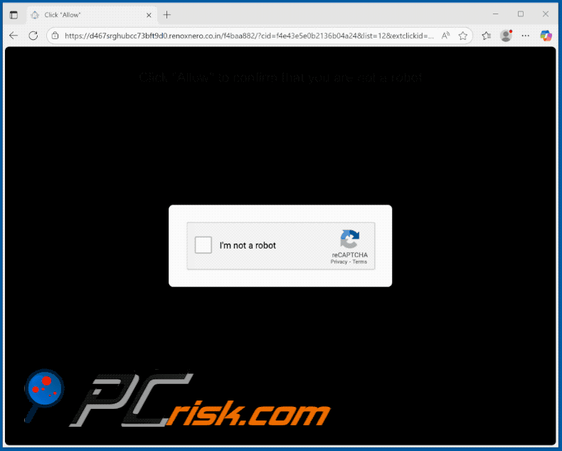 renoxnero.co[.]in website appearance (GIF)