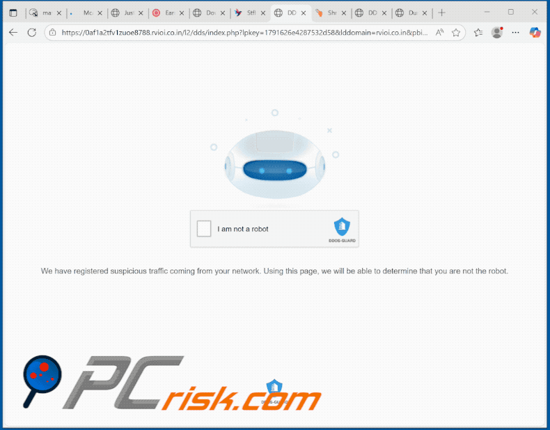 rvioi.co[.]in website appearance (GIF)