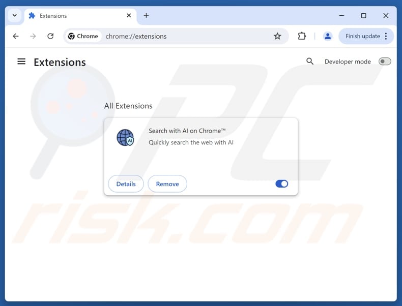 Removing copilsearch.com related Google Chrome extensions