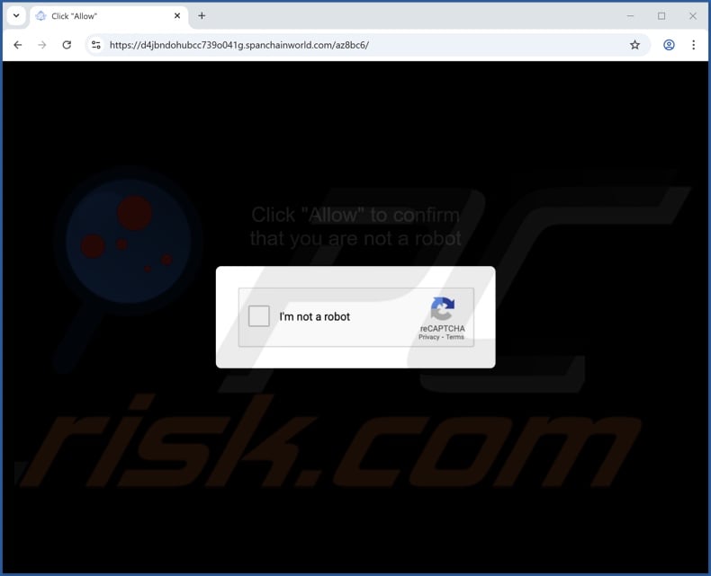 spanchainworld[.]com pop-up redirects