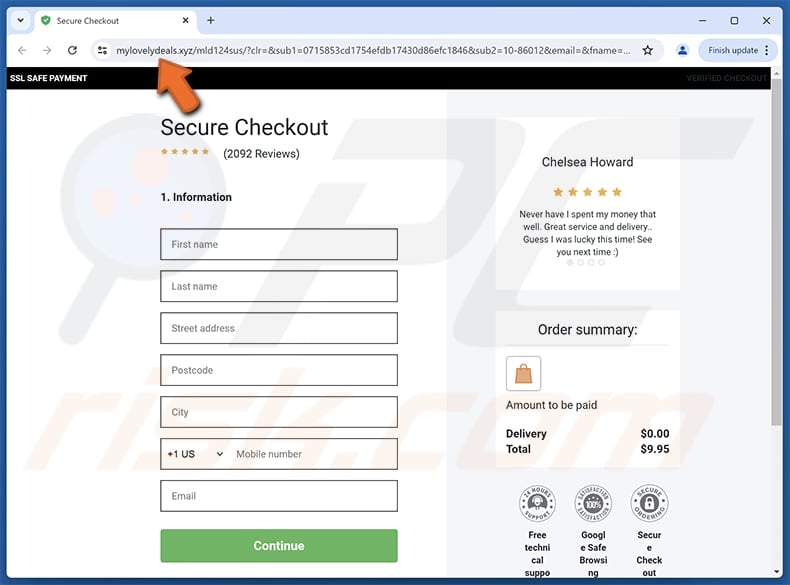 Spotify Membership Has Expired Email Scam phishing page