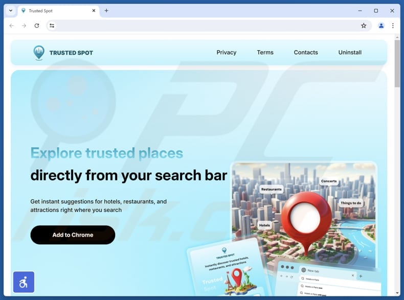 trustedspotsearch.com redirect promoter 2