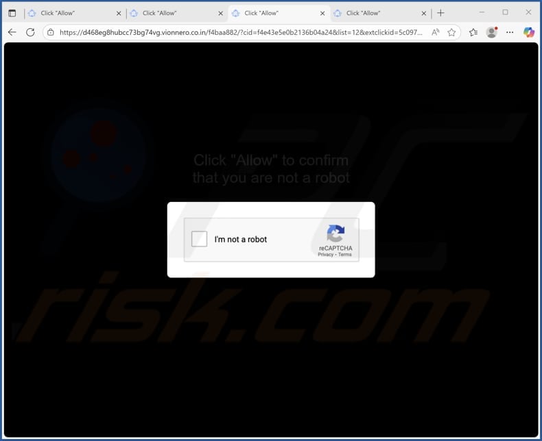 vionnero.co[.]in ads