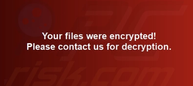 Asyl ransomware wallpaper