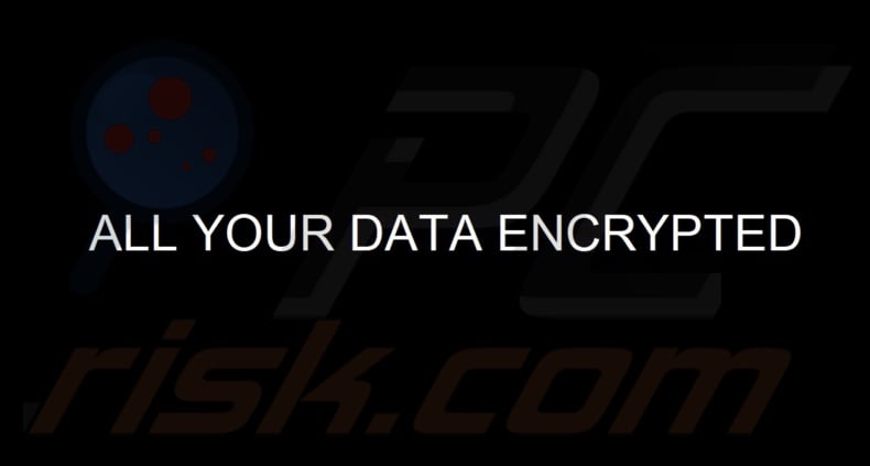 Black Shrantac ransomware wallpaper