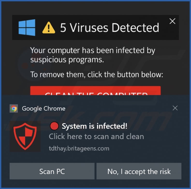 Ad delivered by the britageens[.]com webpage