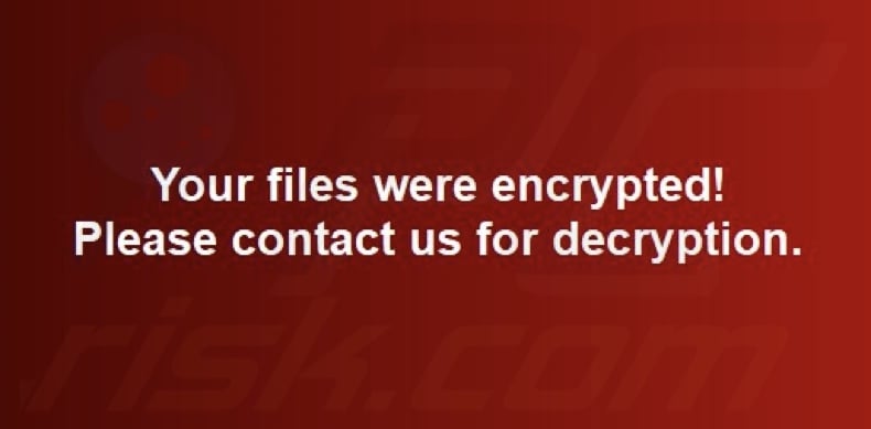 Cod ransomware wallpaper